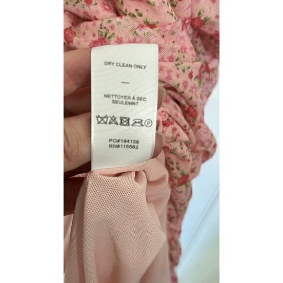 NWT Likely TASH DRESS Color: Roseshadow Mult, Pink, Floral/ One Shoulder Size 14 - Picture 4 of 16